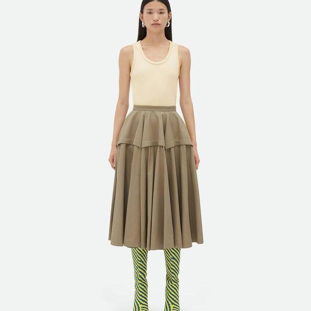 Compact Cotton Skirt