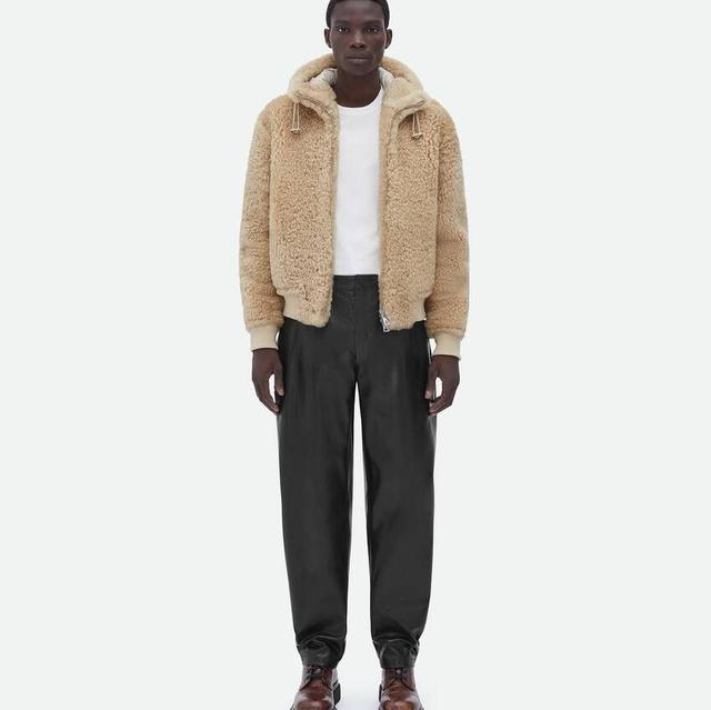 Hooded Shearling Jacket