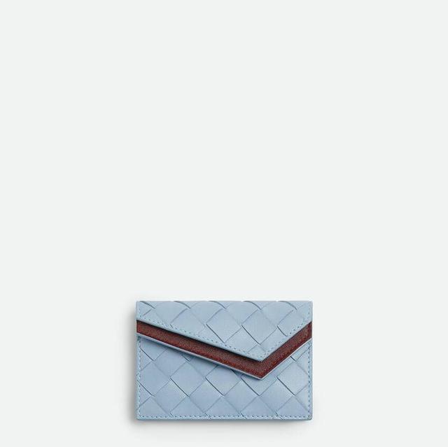 Intrecciato Check Business Card Case