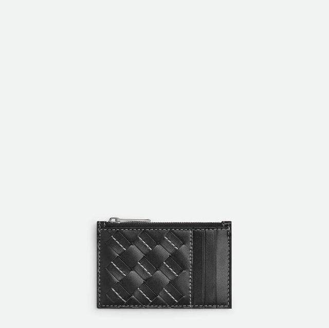 Intrecciato Zipped Card Case