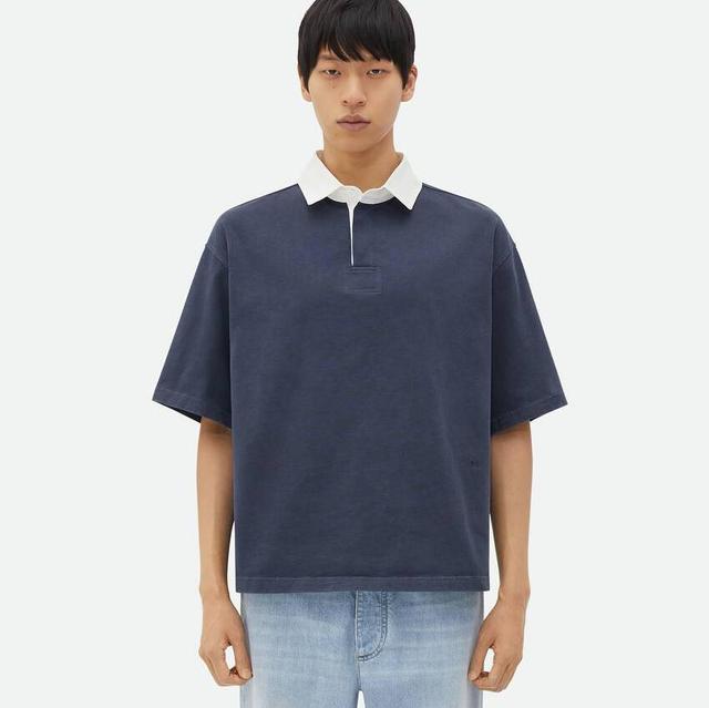 Relaxed Fit Washed-Out Jersey Polo