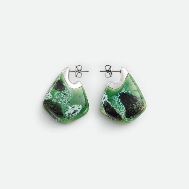 Small Fin Ceramic Earrings