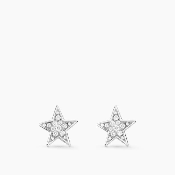 comète géode earrings