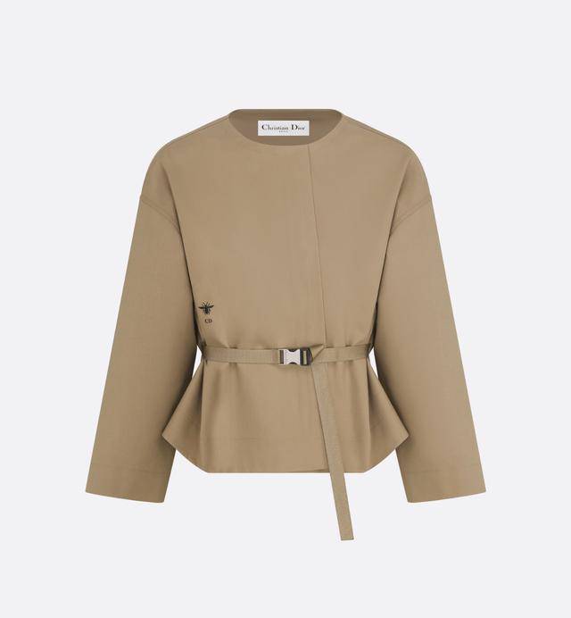 Belted Cropped Peacoat
