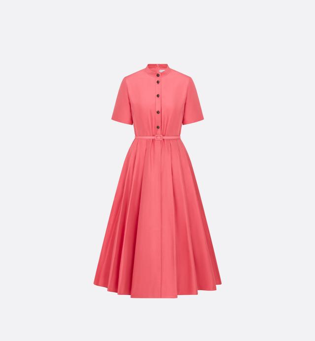 Belted Mid-Length Dress