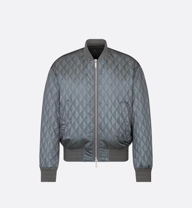 Cd Diamond Zipped Bomber Jacket