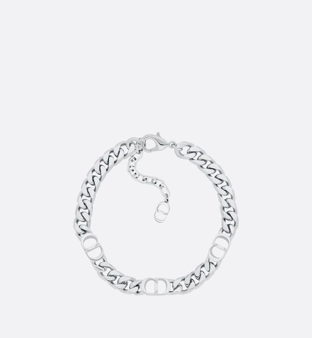Cd Icon Thin Chain Link Bracelet