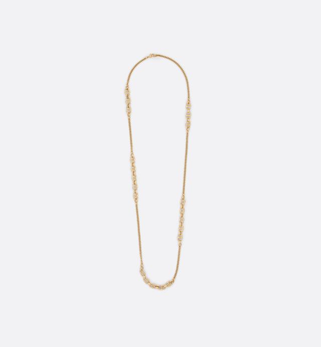 Cd Navy Long Necklace
