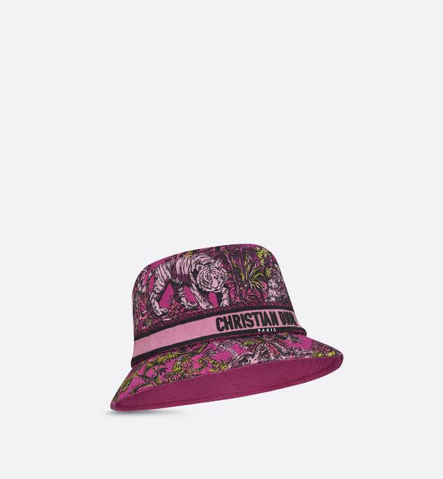 D-Bobby Toile De Jouy Voyage Small Brim Bucket Hat