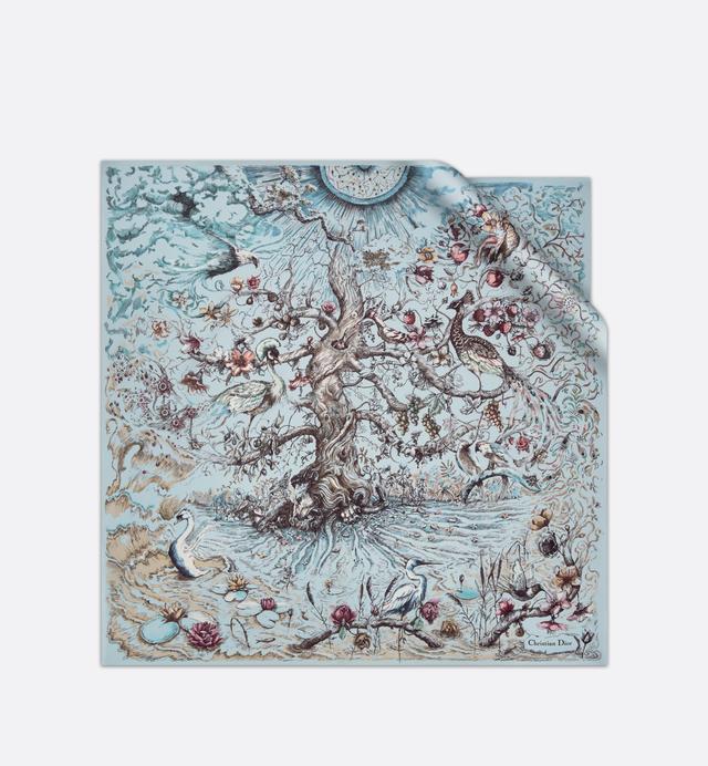 Dior Albero Della Vita 90 Square Scarf