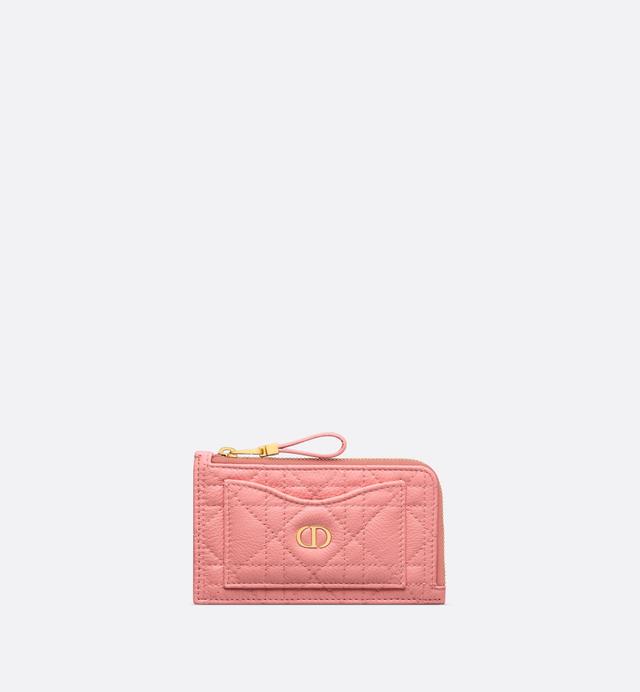 Dior Caro Compact Zipped Card Holder