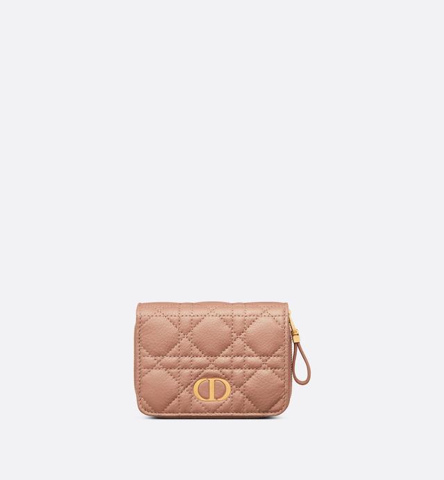 Dior Caro Compact Zipped Wallet