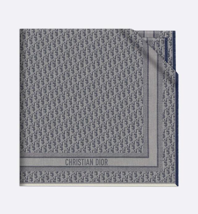Dior Oblique Denim Shawl