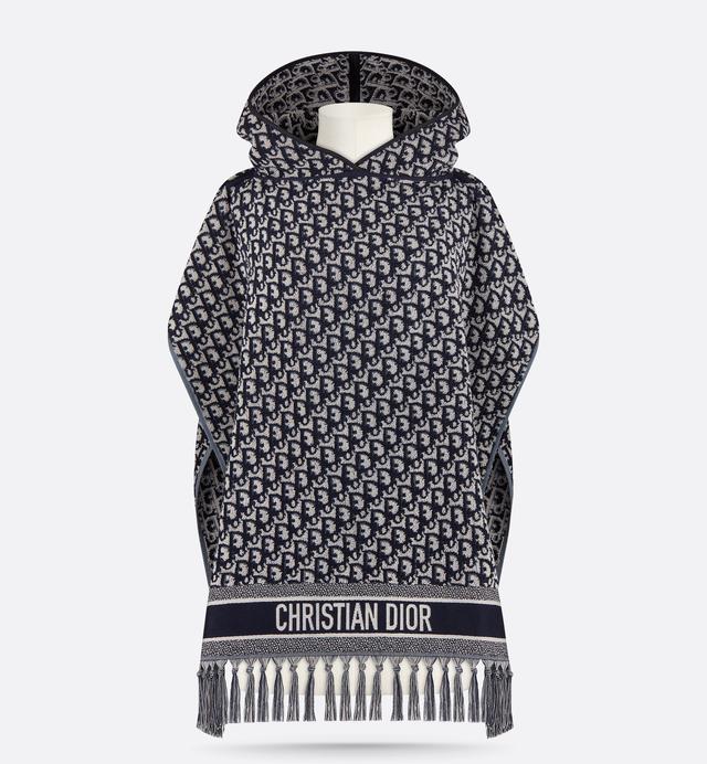 Dior Oblique Hooded Poncho
