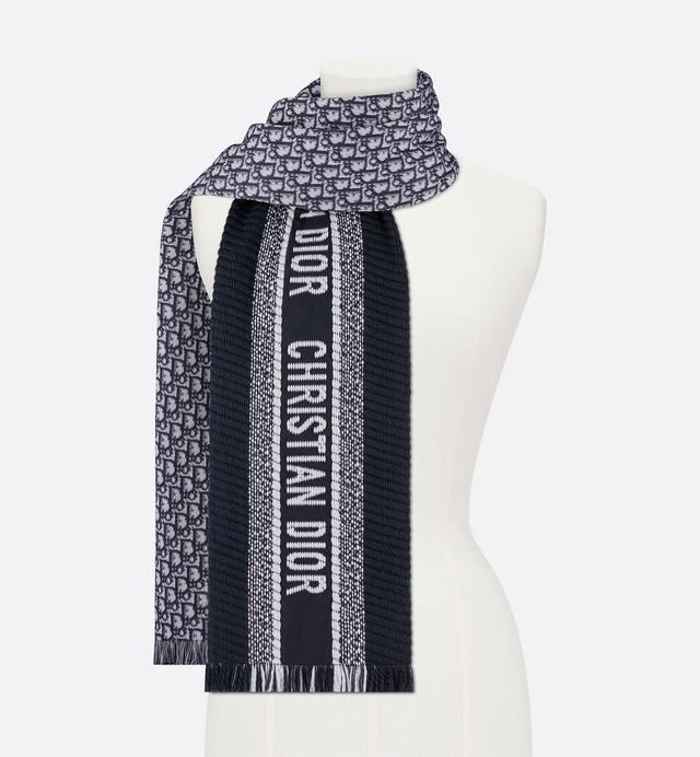Dior Oblique University Reversible Scarf