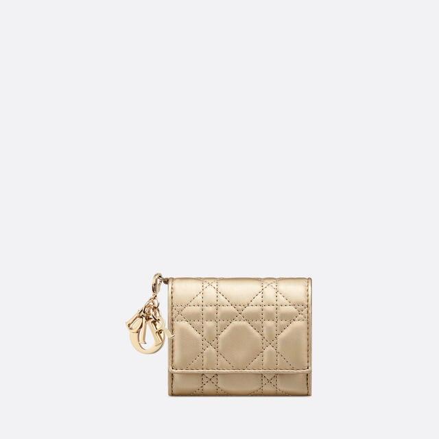Dior or Lady Dior Lotus Wallet