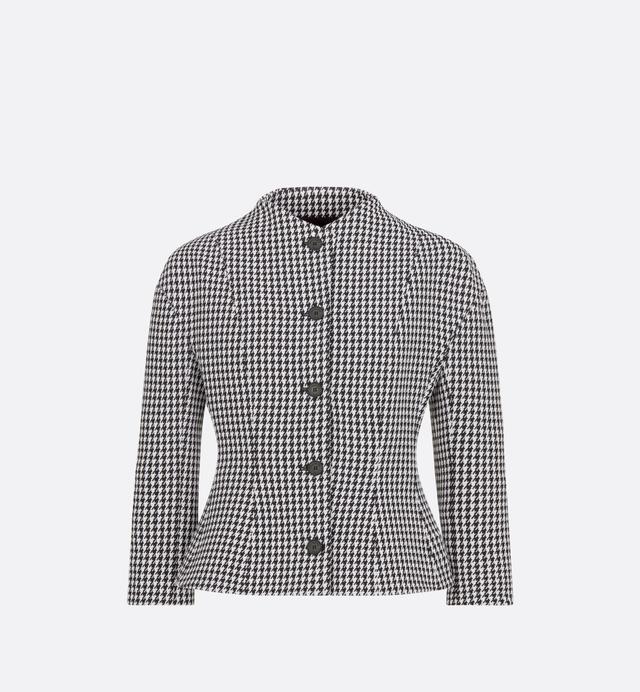 Fitted Jacket With Officer Collar