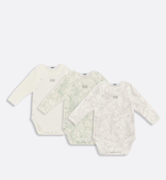 Gift Set With Three Long-Sleeved Onesies