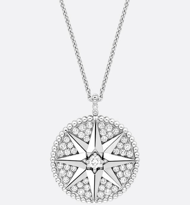 Large Rose Des Vents Pavé Medallion