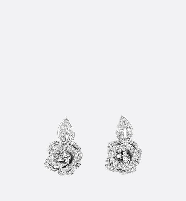 Medium Rose Dior Bagatelle Earrings