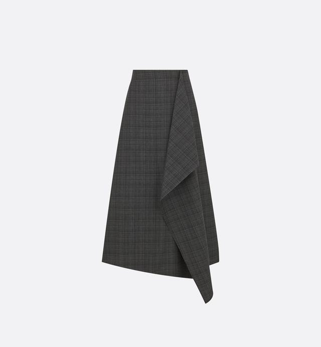 Mid-Length Draped Skirt