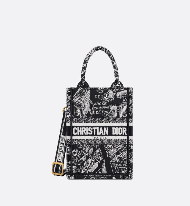 Mini Dior Book Tote Phone Bag