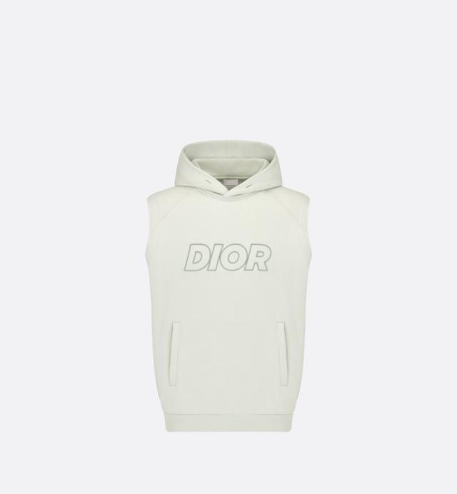 Oversized Sleeveless Hooded Sweatshirt