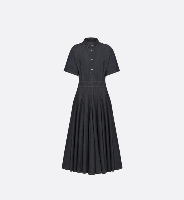 Pleated Shirt Dress