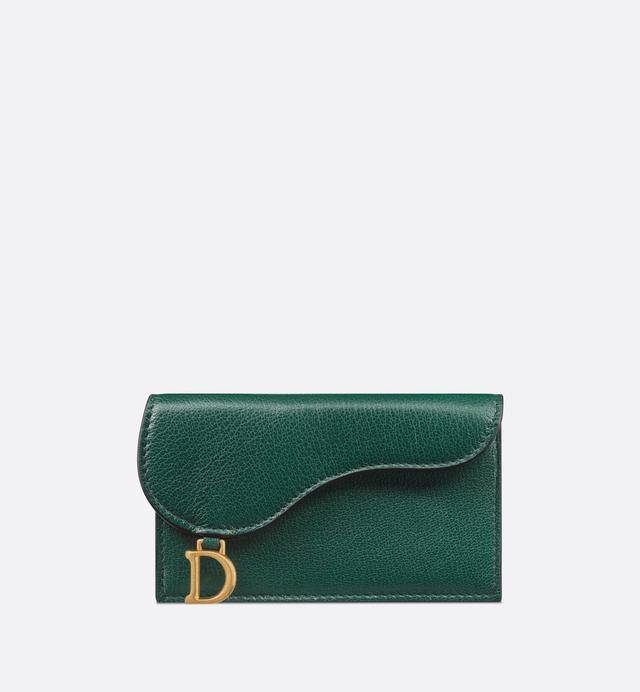 Saddle Flap Compact Zipped Card Holder