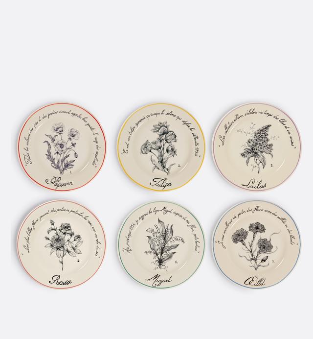 Set of 6 Dessert Plates