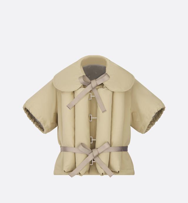 Short-Sleeved Blouson With Life Jacket Effect