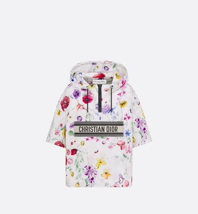Short-Sleeved Hooded Short Anorak