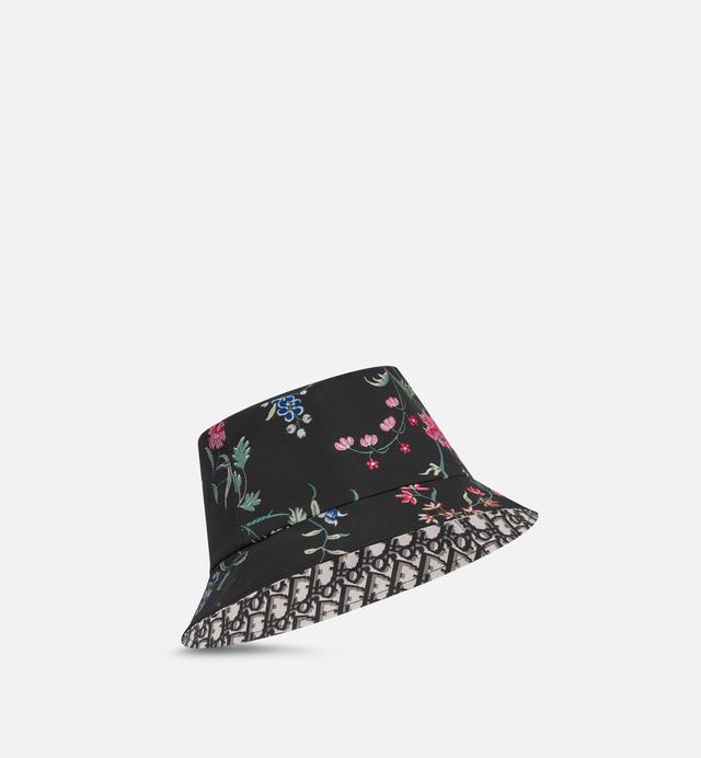 Teddy-D Dior Petites Fleurs Reversible Small Brim Bucket Hat