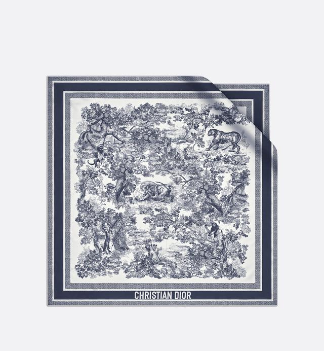 Toile De Jouy Sauvage 90 Square Scarf