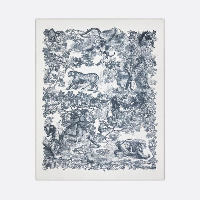 Toile De Jouy Sauvage Blanket