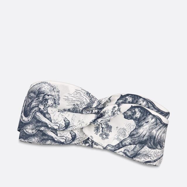 Toile De Jouy Sauvage Dior Silk Band
