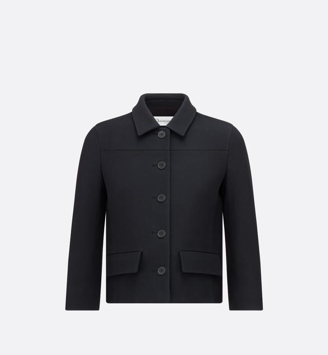 V07 Cropped Jacket With Three-Quarter Sleeves