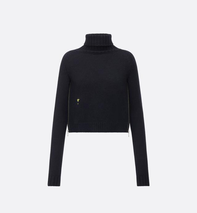 Zipped Turtleneck Sweater