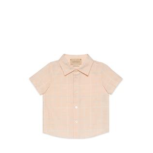 Baby Double G Square Cotton Shirt