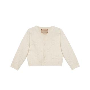 Baby Gg Felted Wool Cardigan