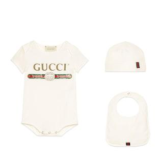Baby Gucci Logo Cotton Gift Set