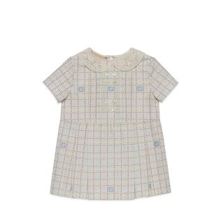 Baby Square G Check Cotton Dress