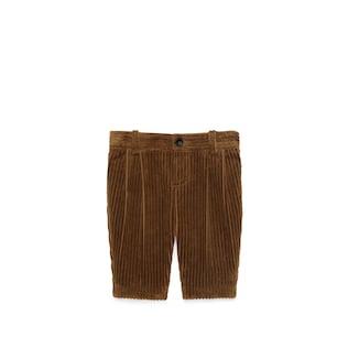 Baby Corduroy Velvet Pant With Patch
