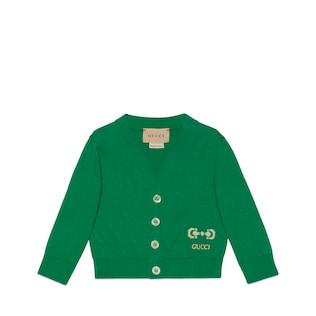 Baby Cotton Cardigan With Horsebit