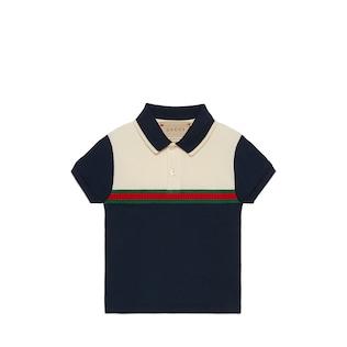 Baby Cotton Polo With Web