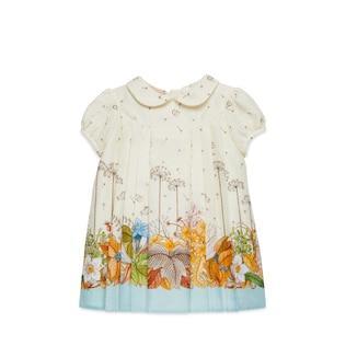 Baby Printed Gg Cotton Jacquard Dress