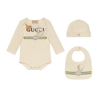 Baby Printed Three-Piece Gift Set