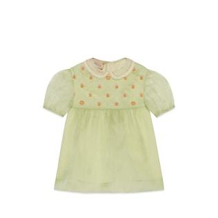 Baby Silk Organza Embroidered Dress