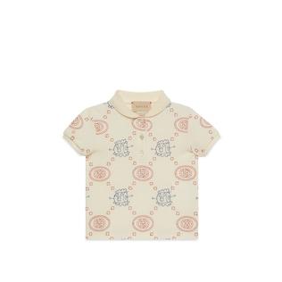 Baby Stretch Cotton Piquet Polo Top