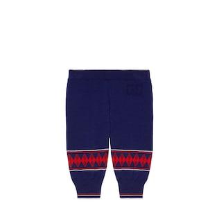 Baby Wool Jacquard Jogging Pant